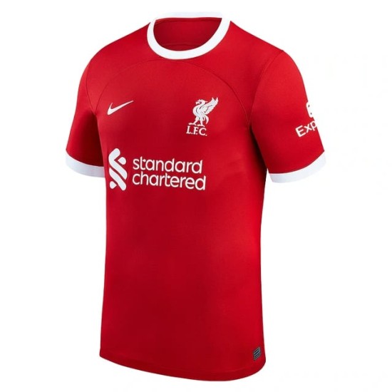 Camiseta Local Hombre Diogo Jota #20 Liverpool 2023/24