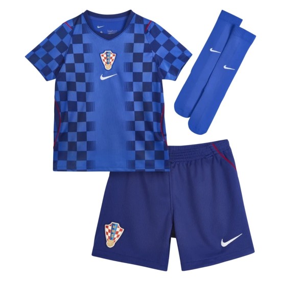 Conjunto de la Copa Mundial 2026 de Croacia Segunda Equipación para Niño Conjunto de la Copa Mundial 2026 de Croacia Segunda Equipación para Niño