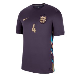 Declan Rice #4 Inglaterra Camiseta de Visita EURO 2024 Declan Rice #4 Inglaterra Camiseta de Visita EURO 2024