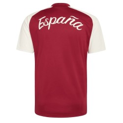 Camiseta de Entrenamiento Prepartido de la Copa Mundial 2026 de España Segunda Equipación para Mujer