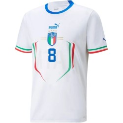 Jorginho #8 Italia Camiseta de Visita Mundial 2022 Jorginho #8 Italia Camiseta de Visita Mundial 2022