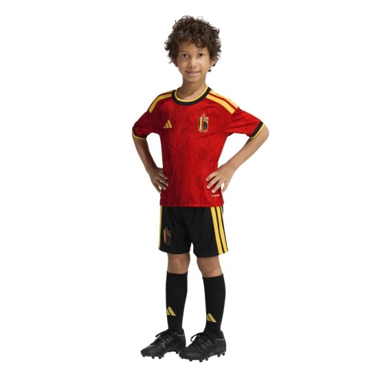 Conjunto de la Copa Mundial 2026 de Bélgica Primera Equipación para Niño Conjunto de la Copa Mundial 2026 de Bélgica Primera Equipación para Niño