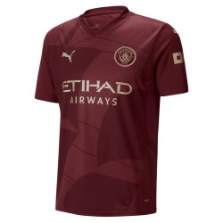 Camiseta tercera DE BRUYNE Manchester City 2024/25 para niños Camiseta tercera DE BRUYNE Manchester City 2024/25 para niños
