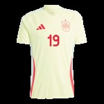 LAMINE YAMAL #19 España Camiseta de Visita EURO 2024 LAMINE YAMAL #19 España Camiseta de Visita EURO 2024
