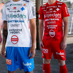 Pantalones cortos visitantes para hombres IFK Värnamo 2025