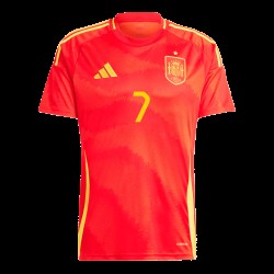 Álvaro Morata #7 España Camiseta de Local EURO 2024 Álvaro Morata #7 España Camiseta de Local EURO 2024