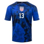 Jordan Morris #13 USMNT Camiseta de Visita Mundial 2022
