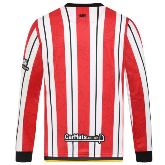 Camiseta de manga larga local Sheffield United 2024/25 para hombres