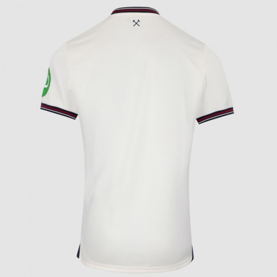 Camiseta visitante niño sin patrocinio West Ham United 2025/26