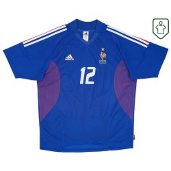 Camiseta retro local Francia 2002/04 para hombre Henry #12 Camiseta retro local Francia 2002/04 para hombre Henry #12