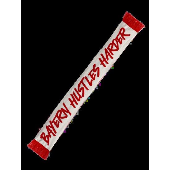 Bufanda Tejida Hustles Harder Bayern Munich - Rojo Bufanda Tejida Hustles Harder Bayern Munich - Rojo