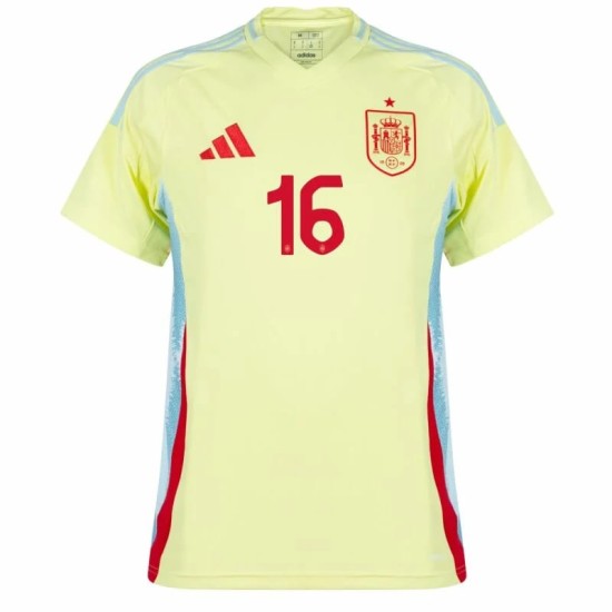 Camiseta de visitante RODRIGO España 2024/25 para mujeres Camiseta de visitante RODRIGO España 2024/25 para mujeres