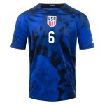 Yunus Musah #6 USMNT Camiseta de Visita Mundial 2022 Yunus Musah #6 USMNT Camiseta de Visita Mundial 2022