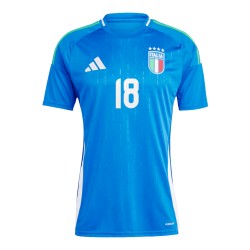 Nicolo Barella #18 Italia Camiseta de Local EURO 2024 Nicolo Barella #18 Italia Camiseta de Local EURO 2024
