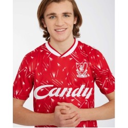 Camiseta retro local Candy Liverpool 1989/91 de hombre