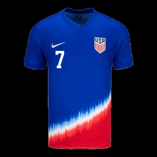 Giovanni Reyna #7 USMNT Camiseta de Visita Copa América 2024 Giovanni Reyna #7 USMNT Camiseta de Visita Copa América 2024
