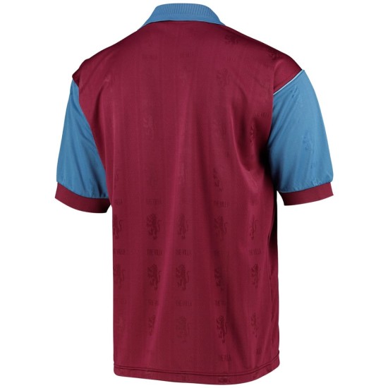 Camiseta Retro de Casa Aston Villa Infantil 1996