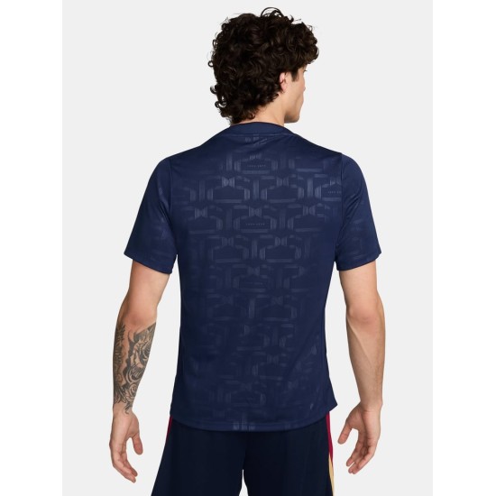 Camiseta de prematch de casa de hombre FC Barcelona 2024/25