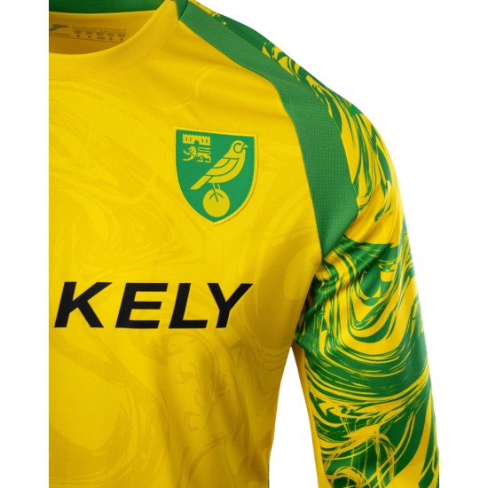 Camiseta de Manga Larga de Local Norwich City 2026/27 para Niño
