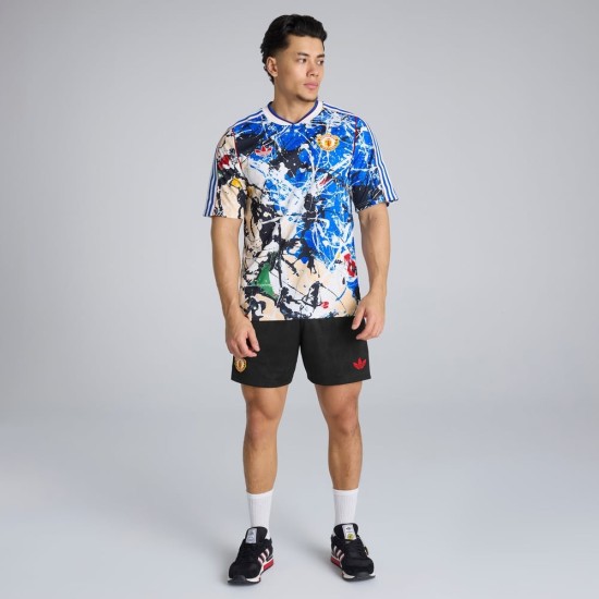 Pantalones cortos Stone Roses Manchester United 2025/26 para hombre