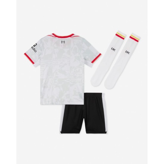 Kit de tercer lugar de niños Liverpool 2024/25 Kit de tercer lugar de niños Liverpool 2024/25