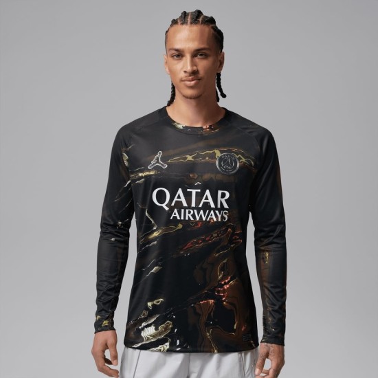 Niño PSG 2025/26 Camiseta Jordan Night Edition de Manga Larga Niño PSG 2025/26 Camiseta Jordan Night Edition de Manga Larga