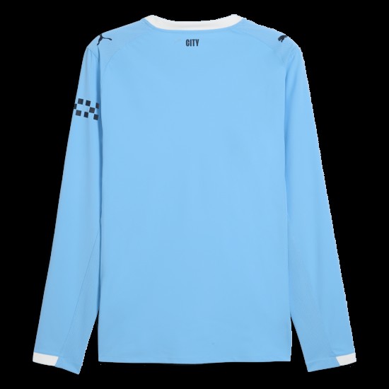 Camiseta Manga Larga Local Manchester City 2025/26 Niño