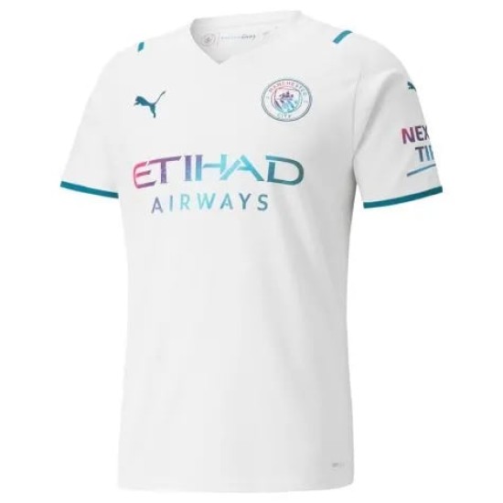 Camiseta de visitante G.JESUS Manchester City 2021/22 para niños
