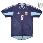 Camiseta retro visitante Argentina 2004/05 para hombre Zanetti #8 Camiseta retro visitante Argentina 2004/05 para hombre Zanetti #8