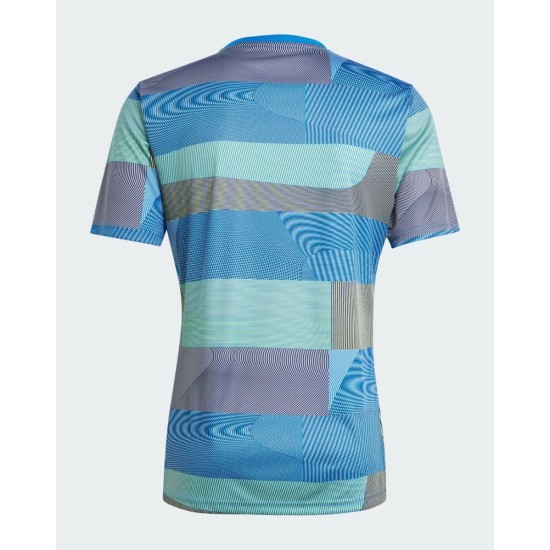 Camiseta de calentamiento tercera del Real Madrid 2025/26 para hombre Camiseta de calentamiento tercera del Real Madrid 2025/26 para hombre