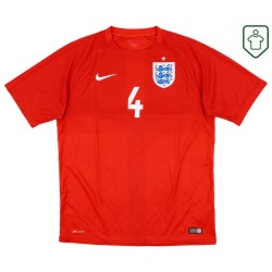 Camiseta retro visitante Inglaterra 2014/15 para hombre Gerrard #4 Camiseta retro visitante Inglaterra 2014/15 para hombre Gerrard #4