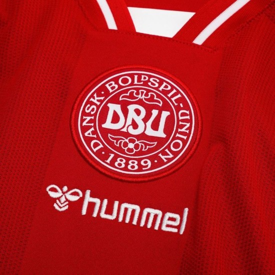 Camiseta Mundial 2026 Local Manga Larga Dinamarca Niño Camiseta Mundial 2026 Local Manga Larga Dinamarca Niño