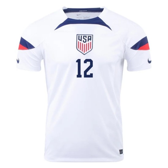 Miles Robinson #12 USMNT Camiseta de Local Mundial 2022 Miles Robinson #12 USMNT Camiseta de Local Mundial 2022