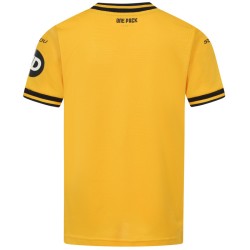 Camiseta de casa de niño Wolverhampton Wanderers 2024/25 Camiseta de casa de niño Wolverhampton Wanderers 2024/25