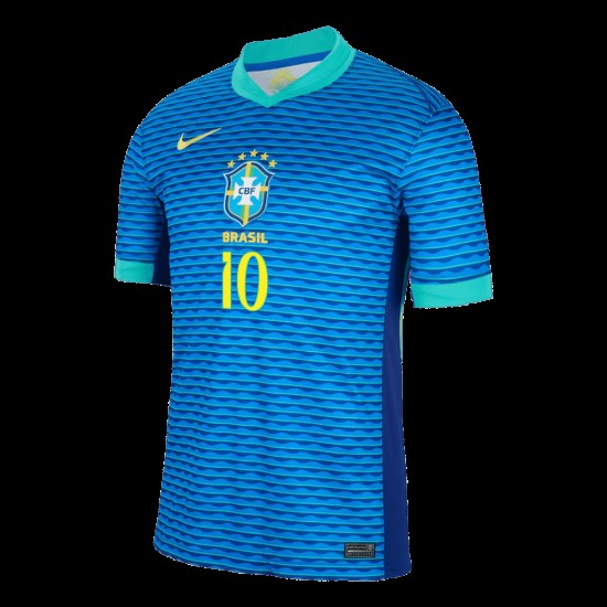 RODRYGO #10 Brasil Camiseta de Visita Copa América 2024 RODRYGO #10 Brasil Camiseta de Visita Copa América 2024