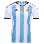 Argentina Camiseta Champions de Local Mundial 2022 - 3 Estrellas