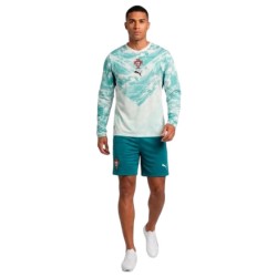 Camiseta de Manga Larga de la Copa Mundial 2026 de Portugal Segunda Equipación para Hombre