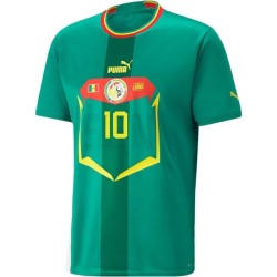 Sadio Mané #10 Senegal Camiseta de Visita Mundial 2022