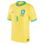 Camiseta de casa T.SILVA Brasil 2022/23 para mujeres Camiseta de casa T.SILVA Brasil 2022/23 para mujeres