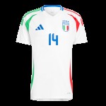 Federico Chiesa #14 Italia Camiseta de Visita EURO 2024