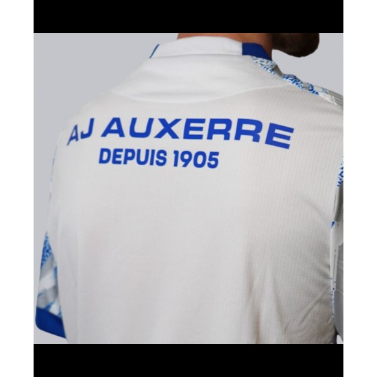 Camiseta de calentamiento tercera AJ Auxerre 2025/26 mujer - Blanca Camiseta de calentamiento tercera AJ Auxerre 2025/26 mujer - Blanca