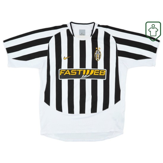 Camiseta retro Juventus 2003/04 local para hombre Del Piero #10