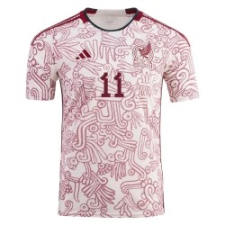 Carlos Vela #11 México Camiseta de Visita Mundial 2022 Carlos Vela #11 México Camiseta de Visita Mundial 2022