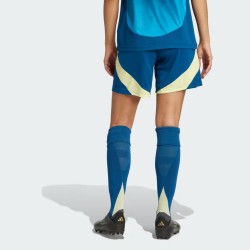 Pantalones cortos visitantes para equipo femenino Suecia 2025 Pantalones cortos visitantes para equipo femenino Suecia 2025