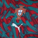 Camiseta de Entrenamiento Prepartido de la Copa Mundial 2026 de Portugal Tercera Equipación Roja para Mujer