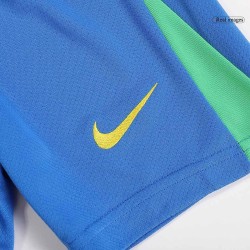 Camiseta+Pantalones Cortos Infantil Brasil de Local Copa América 2024 Camiseta+Pantalones Cortos Infantil Brasil de Local Copa América 2024