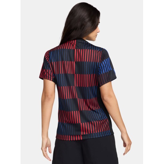Camiseta de prematch de visitante de mujer FC Barcelona 2024/25