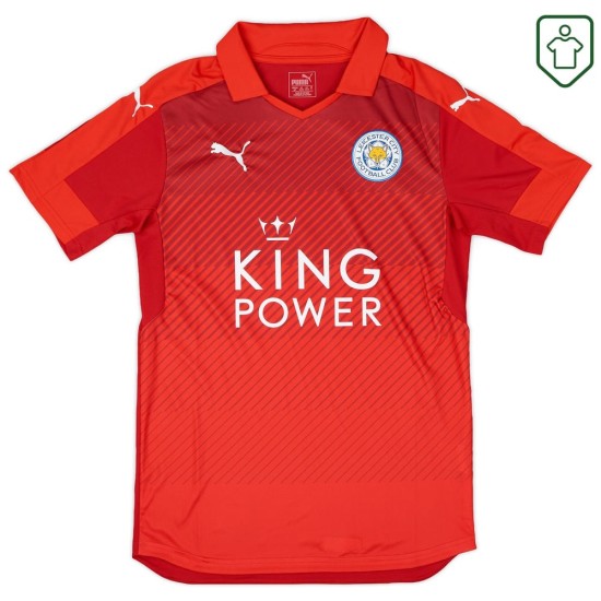 Camiseta retro Leicester City 2016/17 visitante para hombre Vardy #9 Camiseta retro Leicester City 2016/17 visitante para hombre Vardy #9