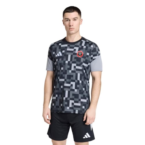 Camiseta de Prepartido de la Tercera Equipación Sheffield United 2026/27 Hombre - Negro