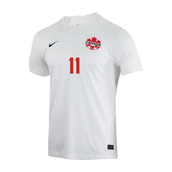 Tajon Buchanan #11 Canadá Camiseta de Visita Mundial 2022 Tajon Buchanan #11 Canadá Camiseta de Visita Mundial 2022